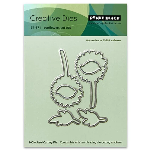 Penny Black - Creative Dies - Sunflowers Cut Out
