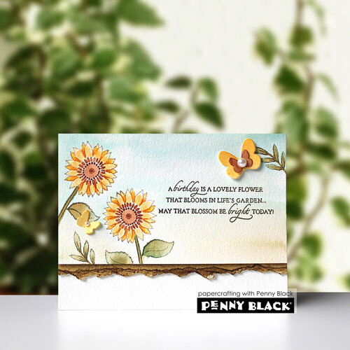 Penny Black - Creative Dies - Sunflowers Cut Out