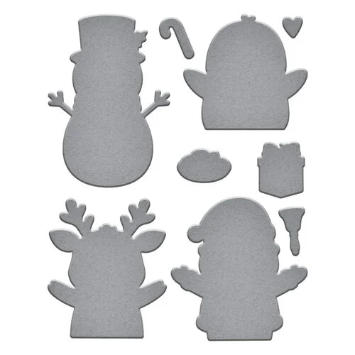 Spellbinders - Simon Hurley - Etched Dies - Christmas Hugs 2 Spellbinders - Simon Hurley - Etched Dies - Christmas Hugs