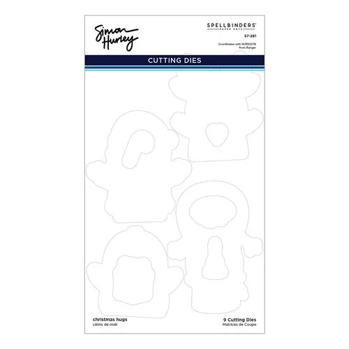 Spellbinders - Simon Hurley - Etched Dies - Christmas Hugs 3 Spellbinders - Simon Hurley - Etched Dies - Christmas Hugs