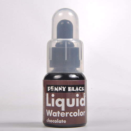 Penny Black - Liquid Watercolor Ink - Chocolate