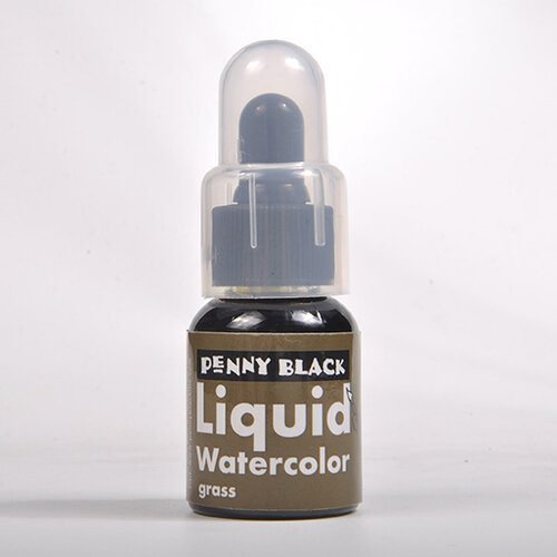 Penny Black - Liquid Watercolor Ink - Grass 1 Penny Black - Liquid Watercolor Ink - Grass