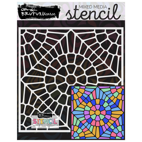 Brutus Monroe - Stencilpalooza Collection - Stencils - Stained Glass 1 Brutus Monroe - Stencilpalooza Collection - Stencils - Stained Glass