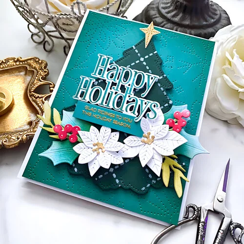 Papertrey Ink - Metal Dies - This Is Big Sentiments - Happy Holidays 3 Papertrey Ink - Metal Dies - This Is Big Sentiments - Happy Holidays