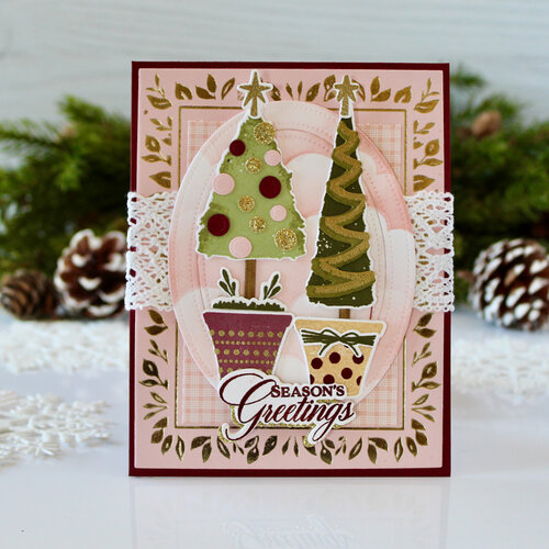 Papertrey Ink - Hot Foil Plate - Fresh Greens