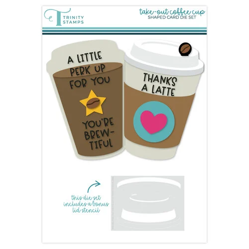 Trinity Stamps - Dies - Take-Out Coffee Cup 1 Trinity Stamps - Dies - Take-Out Coffee Cup