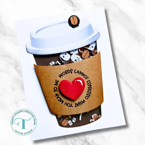 Trinity Stamps - Dies - Take-Out Coffee Cup 5 Trinity Stamps - Dies - Take-Out Coffee Cup