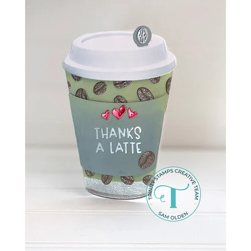 Trinity Stamps - Dies - Take-Out Coffee Cup 8 Trinity Stamps - Dies - Take-Out Coffee Cup