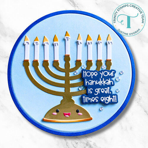 Trinity Stamps - Dies - Little Menorah 5 Trinity Stamps - Dies - Little Menorah