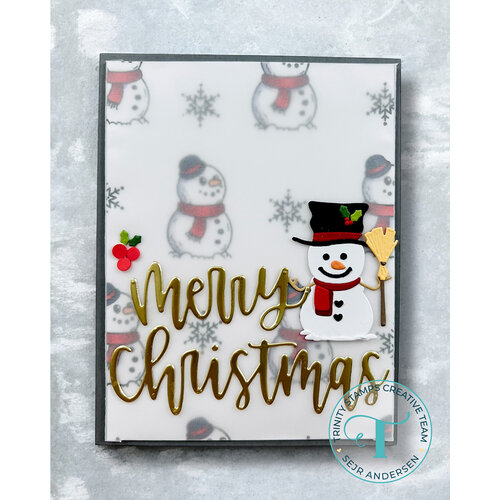 Trinity Stamps - Dies - Tiny Snowman 2 Trinity Stamps - Dies - Tiny Snowman