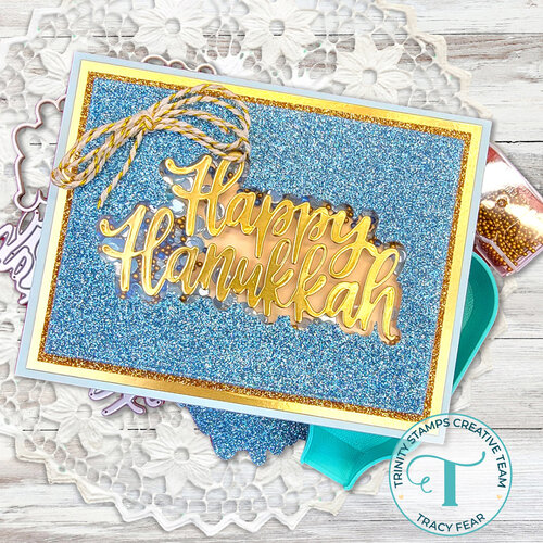 Trinity Stamps - Dies - Large Hanukkah Sentiment 8 Trinity Stamps - Dies - Large Hanukkah Sentiment