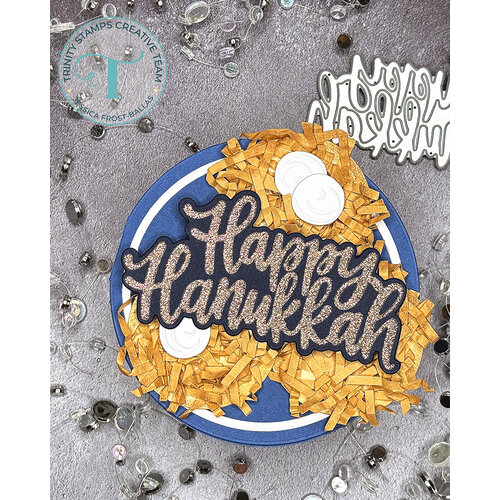 Trinity Stamps - Dies - Large Hanukkah Sentiment 9 Trinity Stamps - Dies - Large Hanukkah Sentiment