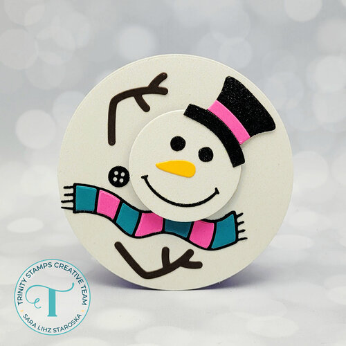 Trinity Stamps - Dies - Snowman Parts Circle Card Add-On