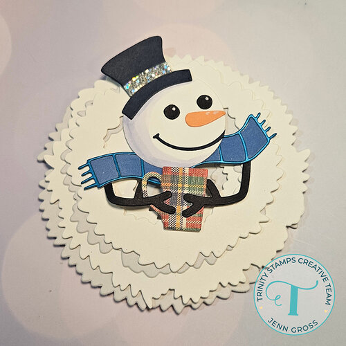 Trinity Stamps - Dies - Snowman Parts Circle Card Add-On