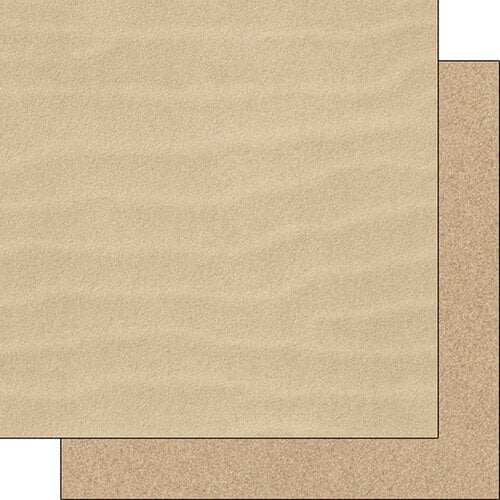 Scrapbook Customs - 12 x 12 Double Sided Paper - Sand Texture - Tan 1 Scrapbook Customs - 12 x 12 Double Sided Paper - Sand Texture - Tan