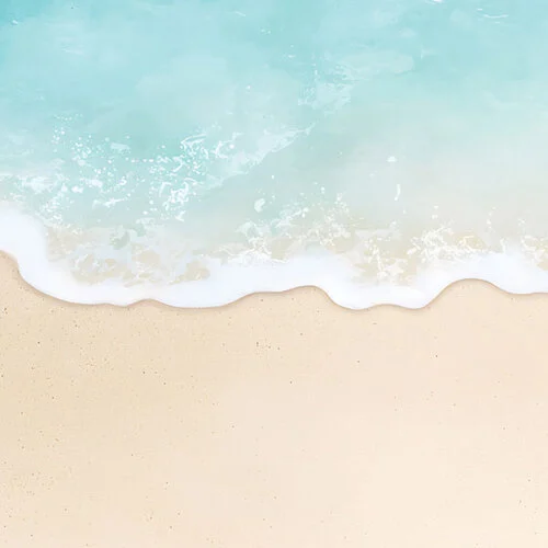 Scrapbook Customs - 12 x 12 Double Sided Paper - Beach Wave 2 Scrapbook Customs - 12 x 12 Double Sided Paper - Beach Wave