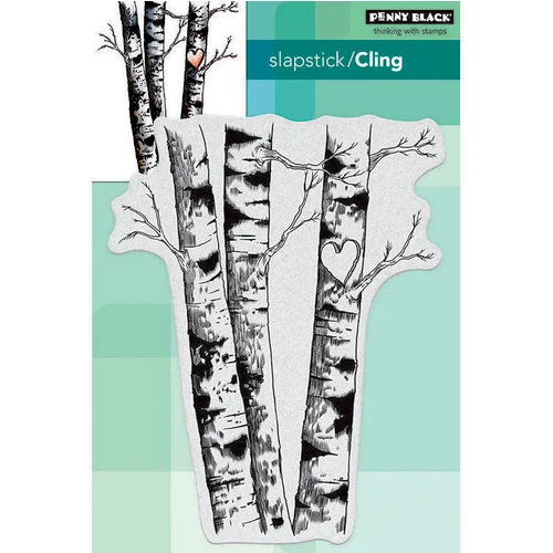 Penny Black - Christmas - Cling Mounted Rubber Stamps - Birches 1 Penny Black - Christmas - Cling Mounted Rubber Stamps - Birches