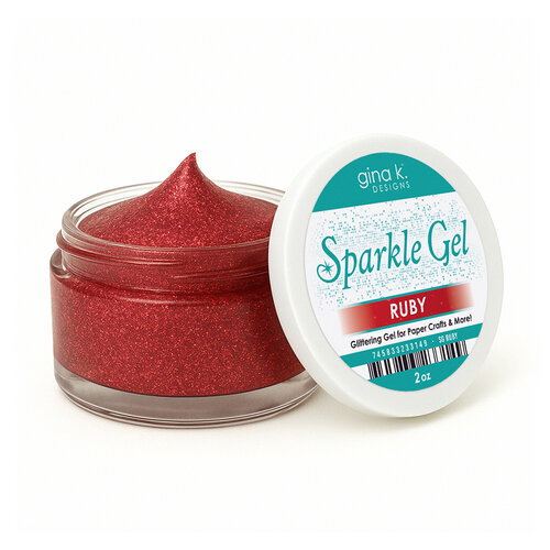 Gina K Designs - Sparkle Gel - Ruby