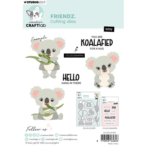 Creative Craftlab By Studio Light - Friendz Collection - Dies - Ozzy