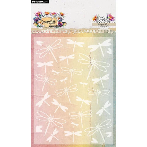 Studio Light - Dragonfly Collection - Embossing Folder - Dragonfly