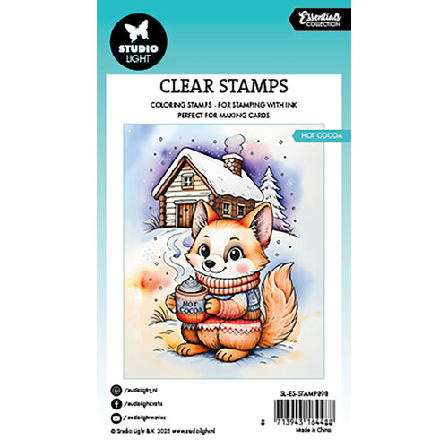 Studio Light - Essentials Collection - Clear Photopolymer Stamps - Hot Cocoa