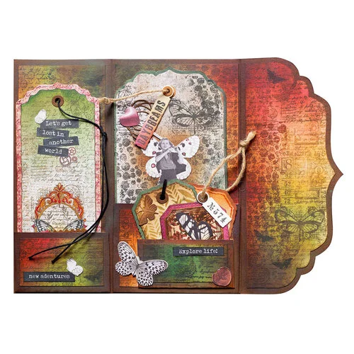 Studio Light - Grunge Collection - Die-Cut Paper Pad - Elements 6 Studio Light - Grunge Collection - Die-Cut Paper Pad - Elements