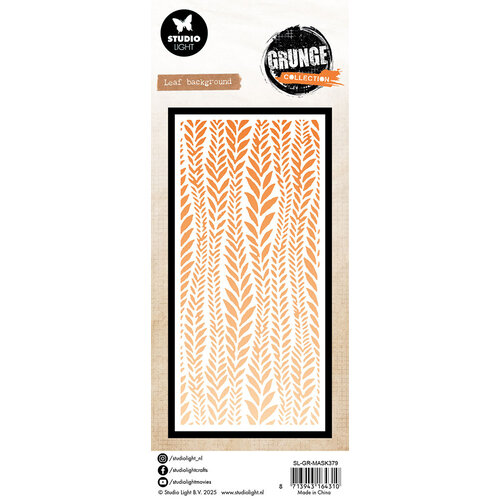 Studio Light - Grunge Collection - Stencils - Leaf Background