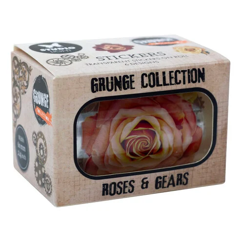 Studio Light - Grunge Collection - Clear Stickers - Vintage Roses
