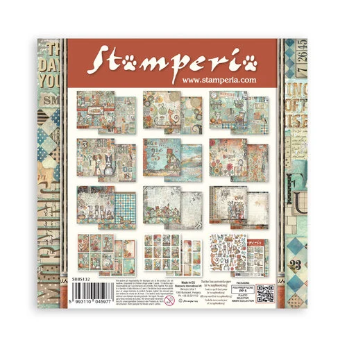 Stamperia - Furry Friends Collection - 8 x 8 Paper Pad 13 Stamperia - Furry Friends Collection - 8 x 8 Paper Pad