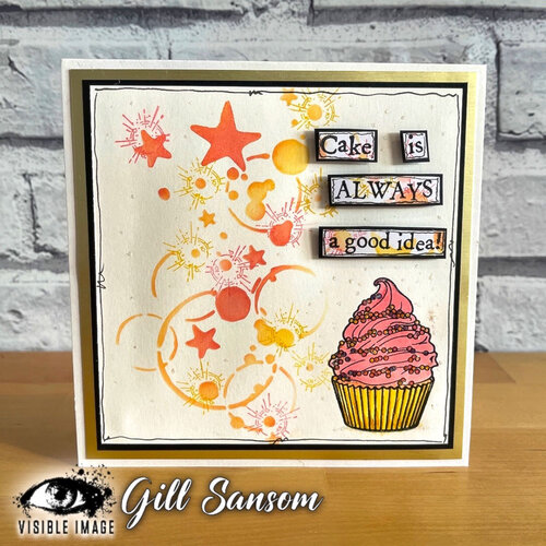Visible Image - 6 x 6 Stencil - Seeing Stars 3 Visible Image - 6 x 6 Stencil - Seeing Stars