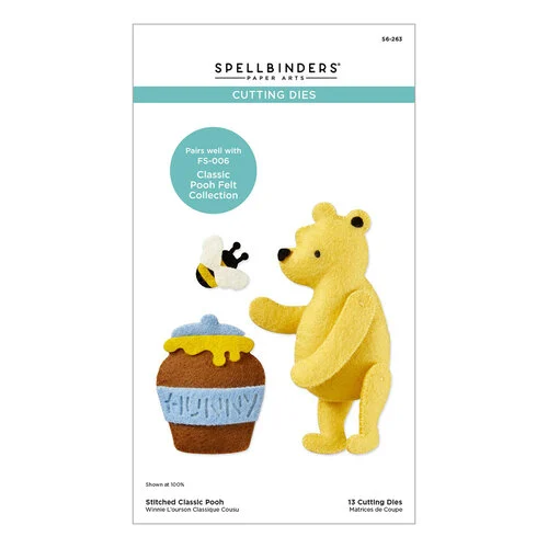 Spellbinders - Stitched Classic Pooh Collection - Etched Dies 2 Spellbinders - Stitched Classic Pooh Collection - Etched Dies