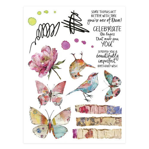 Spellbinders - Beautifully Imperfect Collection - Rub-On Transfers - Beautifully Imperfect 3 Spellbinders - Beautifully Imperfect Collection - Rub-On Transfers - Beautifully Imperfect