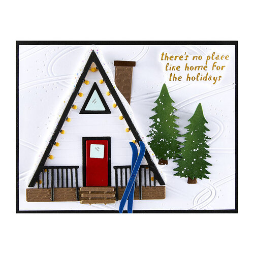 Spellbinders - Simon Hurley - Ski-son's Greetings Collection - BetterPress - Press Plates and Dies - Sentiments 4 Spellbinders - Simon Hurley - Ski-son's Greetings Collection - BetterPress - Press Plates and Dies - Sentiments