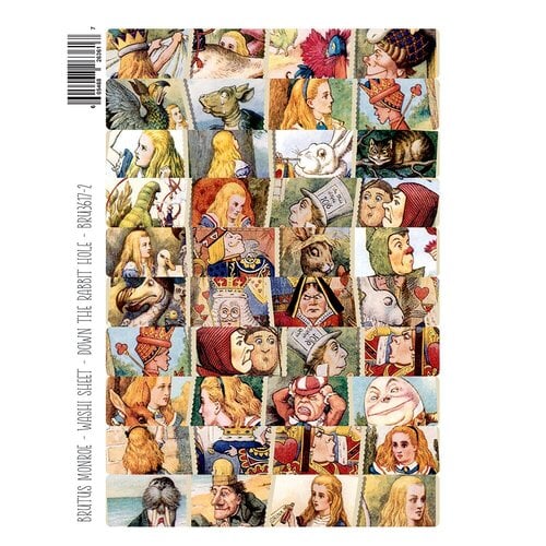 Brutus Monroe - Wonderland Collection - Washi Sheets - Down The Rabbit Hole 1 Brutus Monroe - Wonderland Collection - Washi Sheets - Down The Rabbit Hole