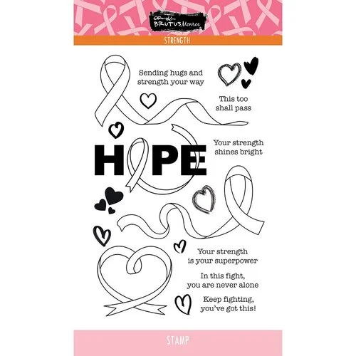 Brutus Monroe - Hope Collection - Clear Photopolymer Stamps - Strength 1 Brutus Monroe - Hope Collection - Clear Photopolymer Stamps - Strength