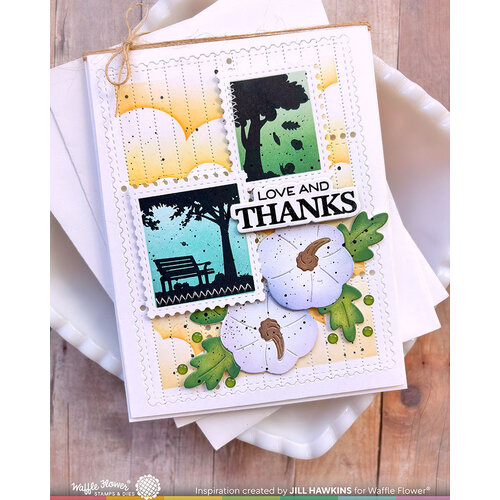 Waffle Flower Crafts - Craft Dies - Pumpkin Time