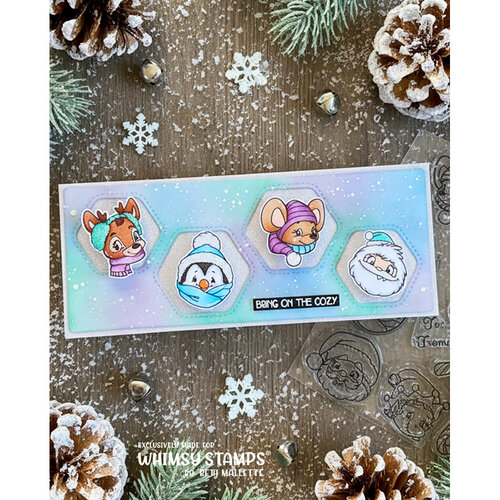 Whimsy Stamps - Clear Photopolymer Stamps - Christmas Portraits