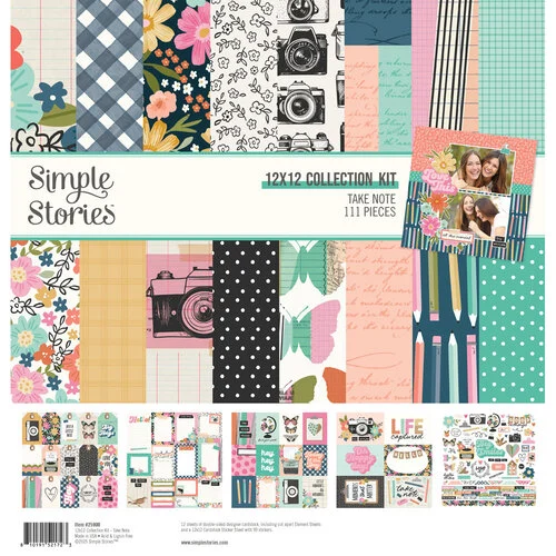 Simple Stories - Take Note Collection - 12 x 12 Collection Kit 1 Simple Stories - Take Note Collection - 12 x 12 Collection Kit