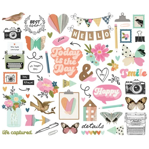 Simple Stories - Take Note Collection - Ephemera - Bits And Pieces 2 Simple Stories - Take Note Collection - Ephemera - Bits And Pieces