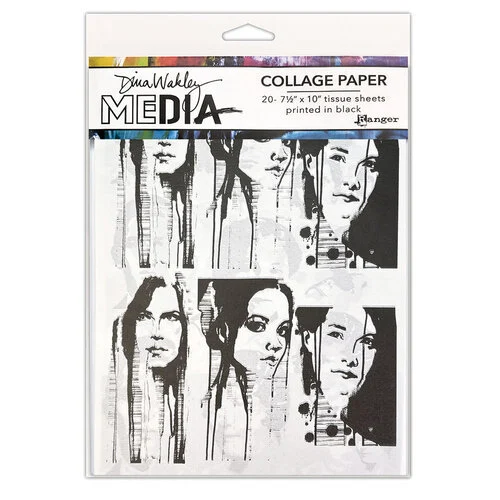 Ranger Ink - Dina Wakley Media - Collage Paper - Photo Transfers