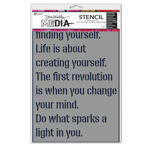 Ranger Ink - Dina Wakley Media - Stencils - Create Yourself 1 Ranger Ink - Dina Wakley Media - Stencils - Create Yourself