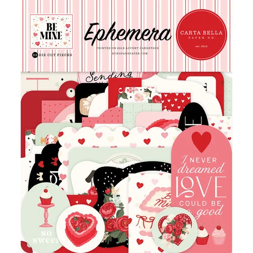 Carta Bella Paper - Be Mine Collection - Ephemera