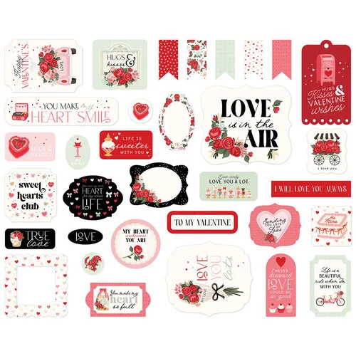 Carta Bella Paper - Be Mine Collection - Ephemera