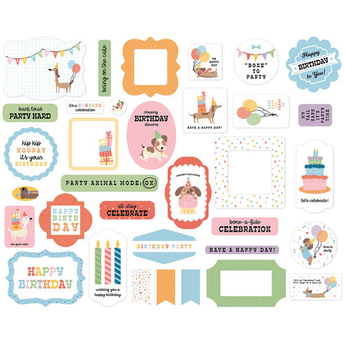 Echo Park - Party Animal Collection - Ephemera 3 Echo Park - Party Animal Collection - Ephemera