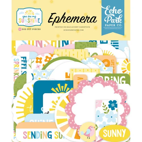 Echo Park - You Are My Sunshine Collection - Ephemera 1 Echo Park - You Are My Sunshine Collection - Ephemera