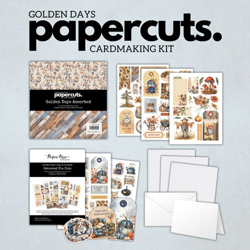 Paper Rose - Golden Days Collection - Cardmaking Kit