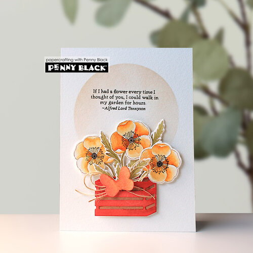 Penny Black - Creative Dies - Poppies Cut Out