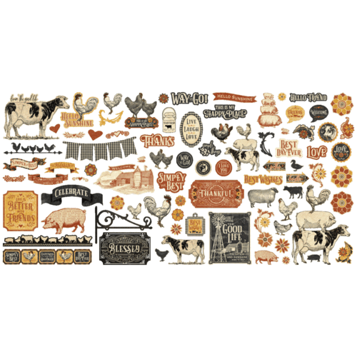 Graphic 45 - Keepsake Edition Kit - Farmhouse