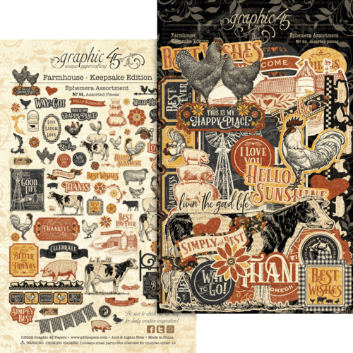 Graphic 45 - Keepsake Edition Kit - Farmhouse