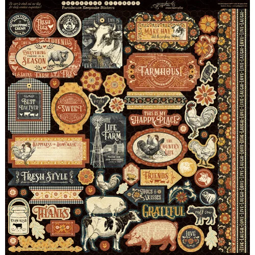 Graphic 45 - Keepsake Edition Kit - Farmhouse
